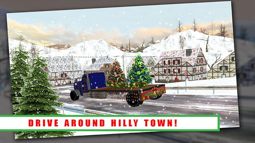 Christmas Tree Transport Truck
