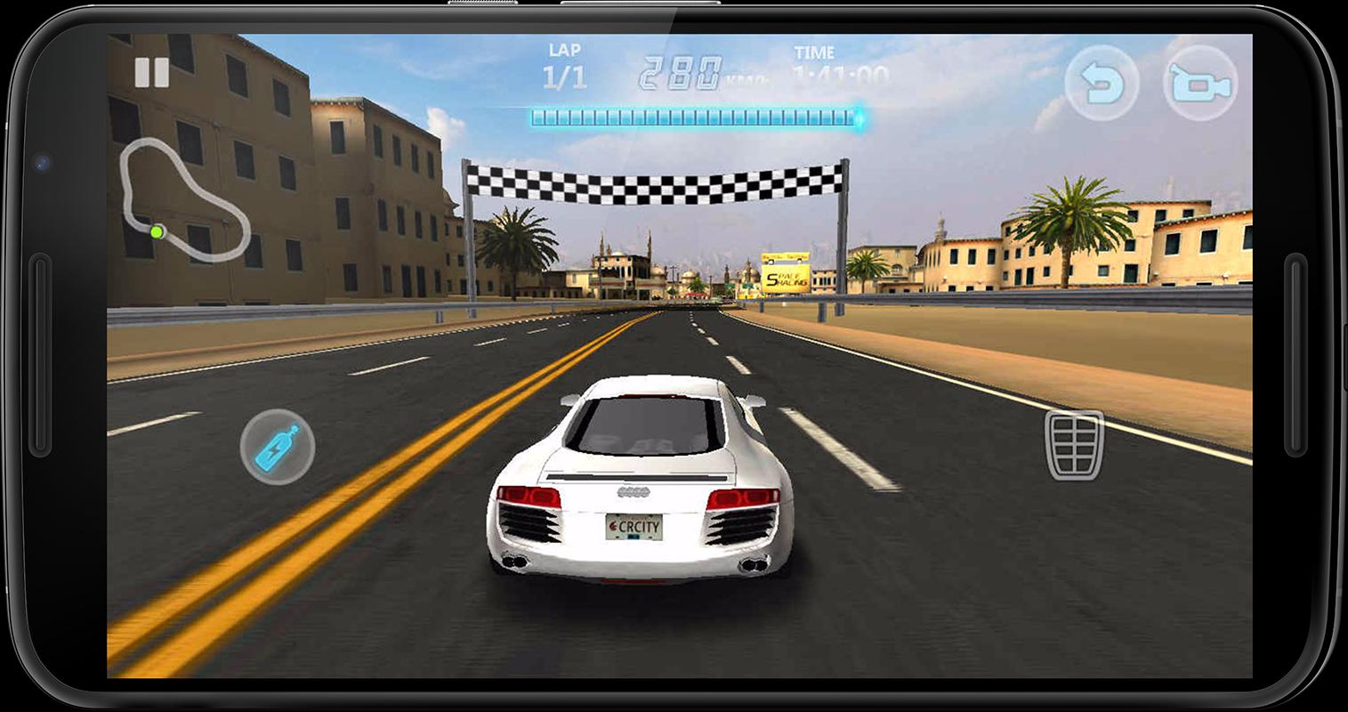 Illegal city racing