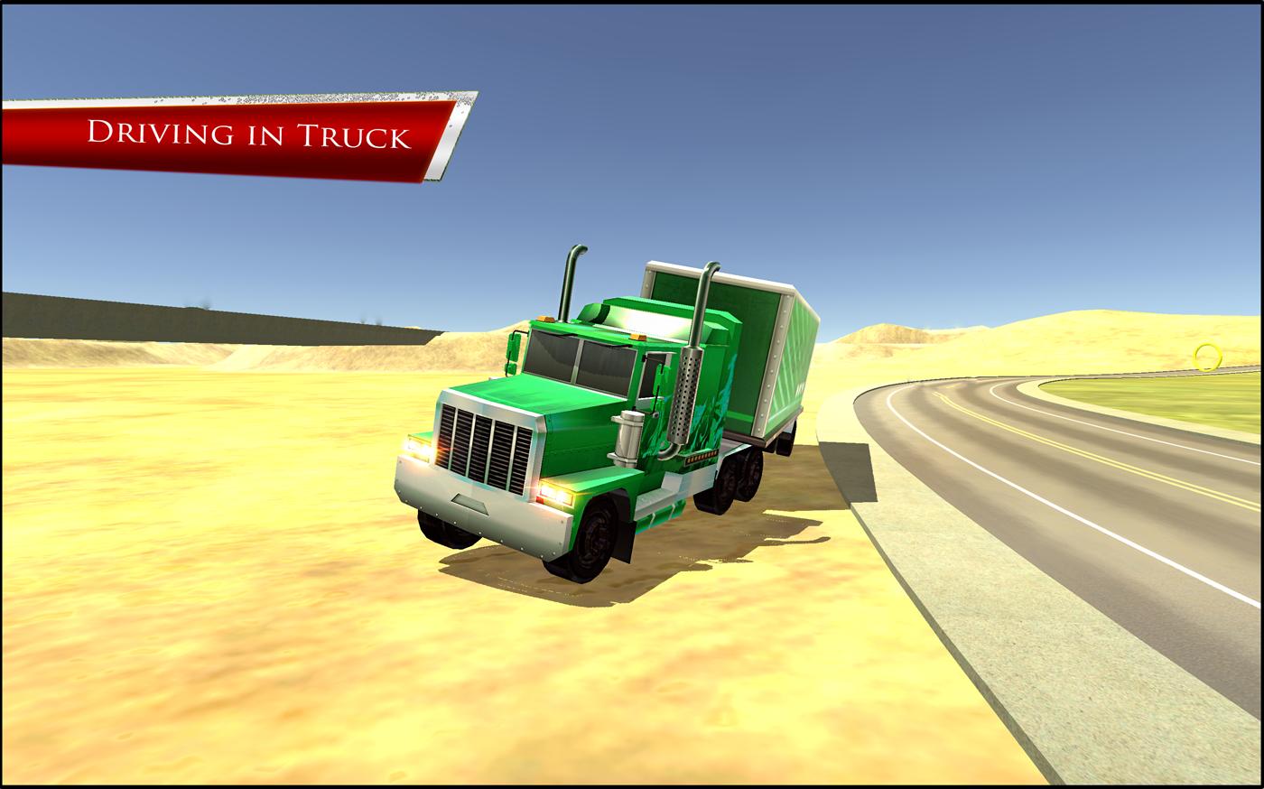 Driving in Truck