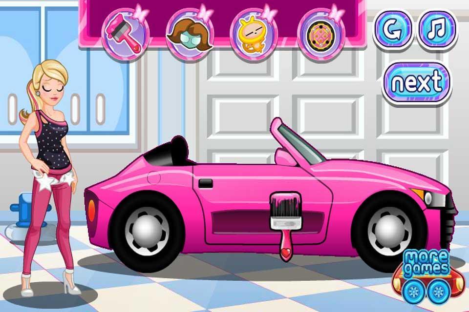 Girl Car Wash  Design