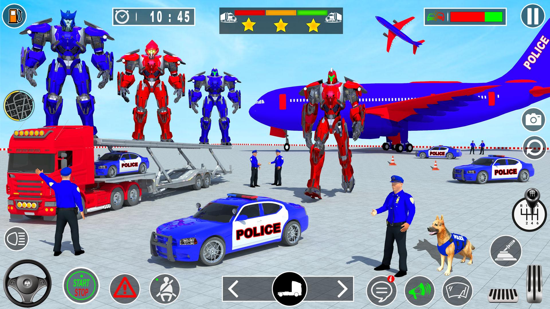 US Police Robot Car Transport
