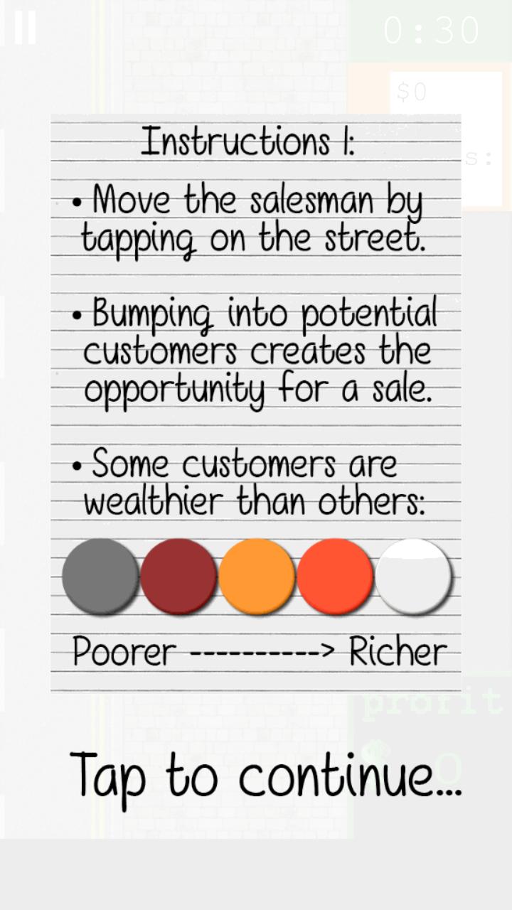 The Sales Game