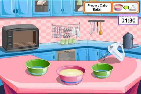 Lemon Cake Cooking