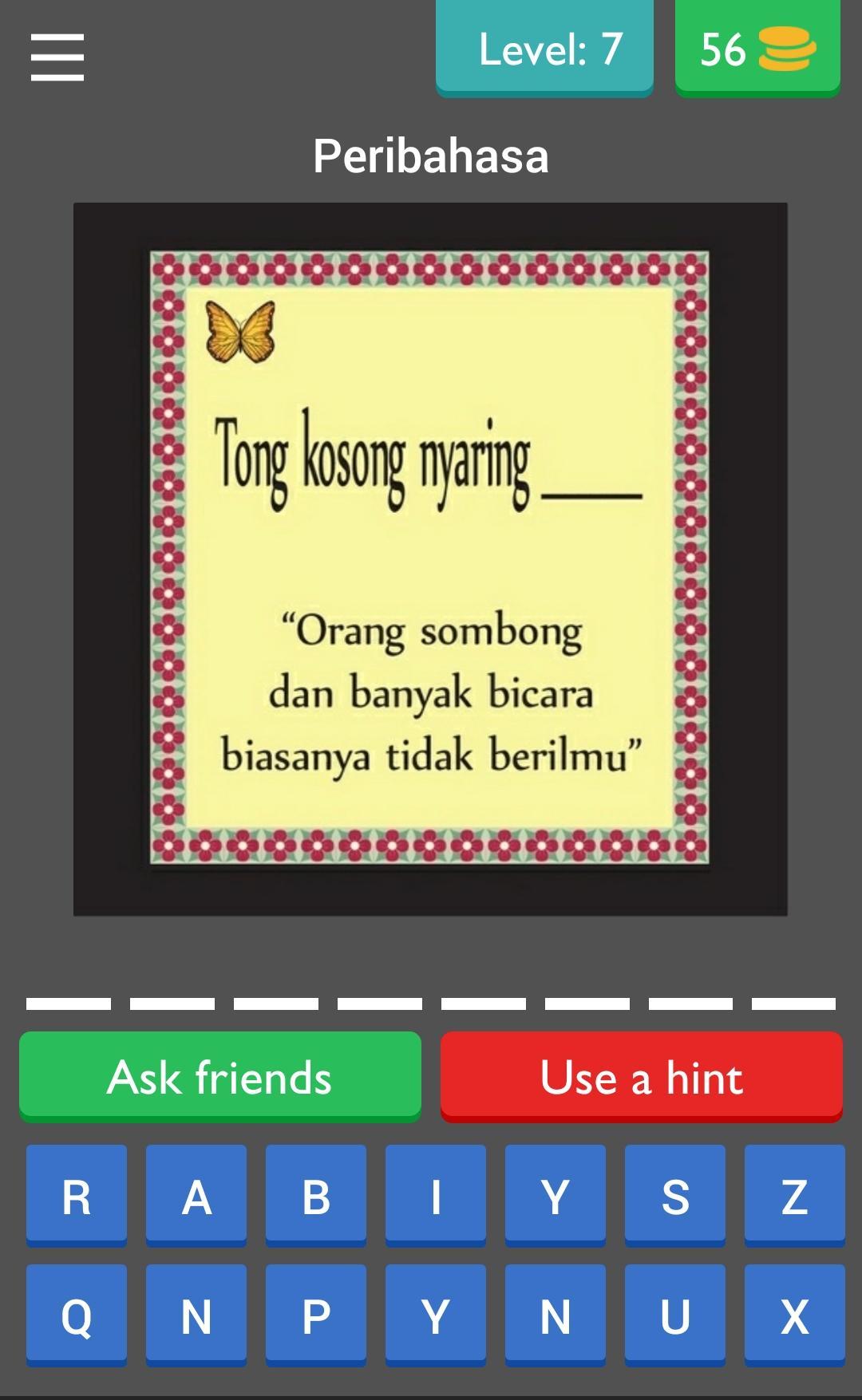 Tebakan Peribahasa