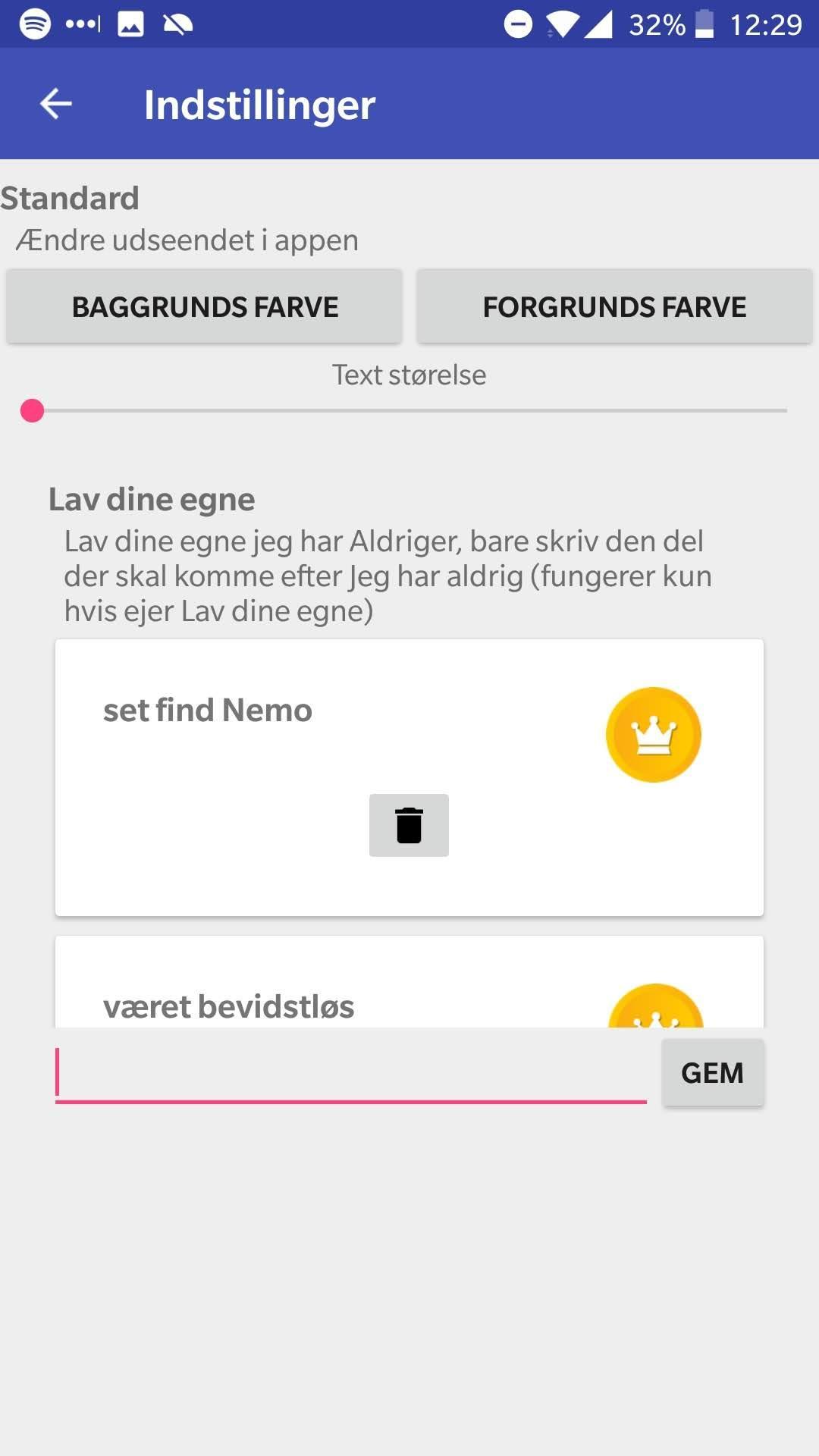Aldrig