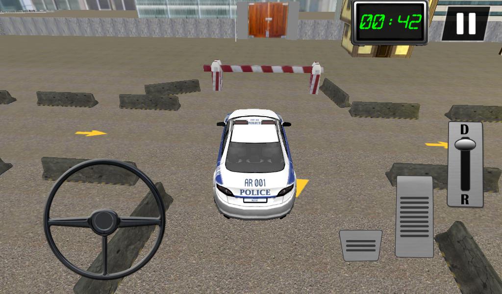 Russian City Police Chase Car