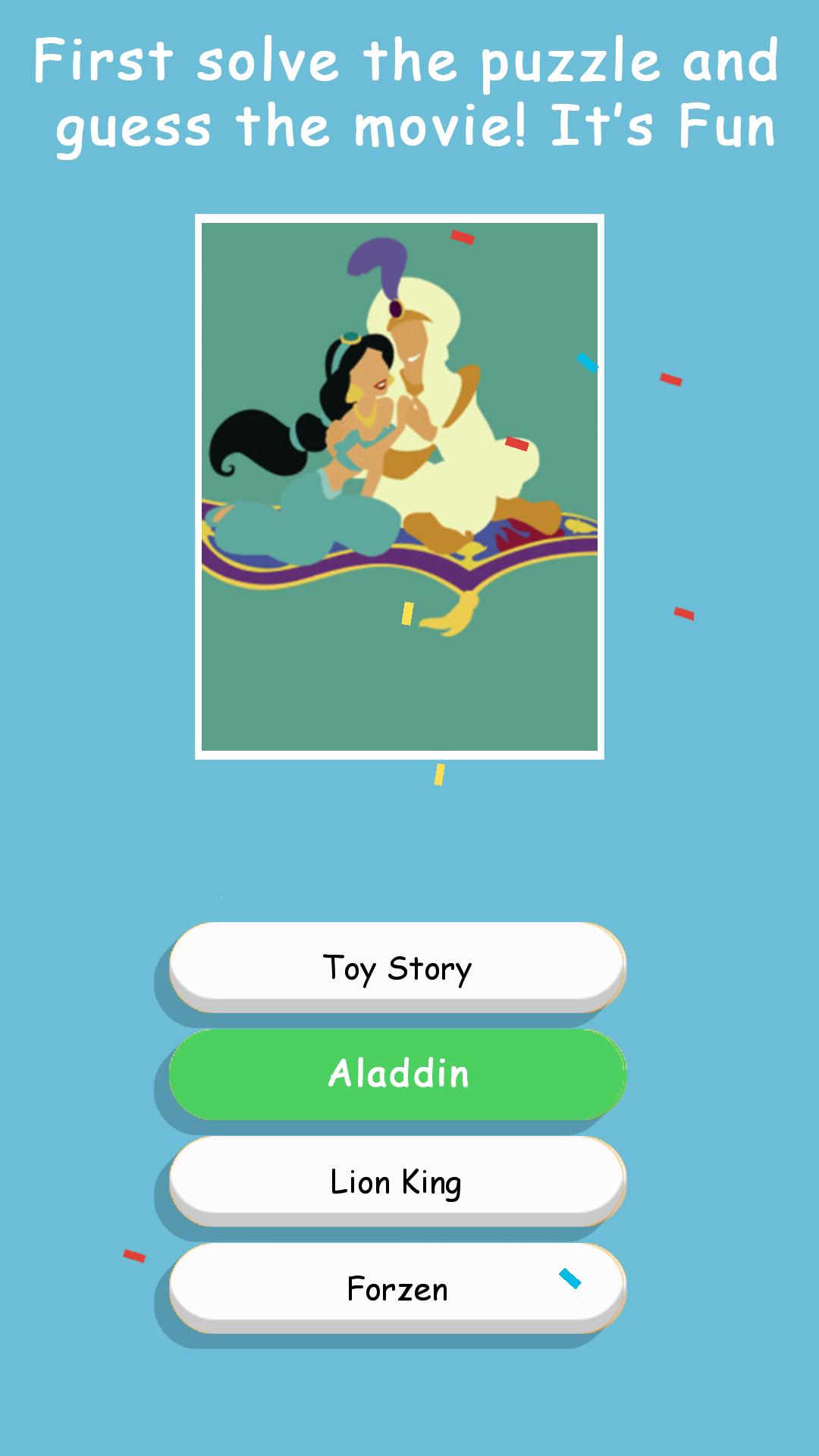 Movie Jigsaw Quiz