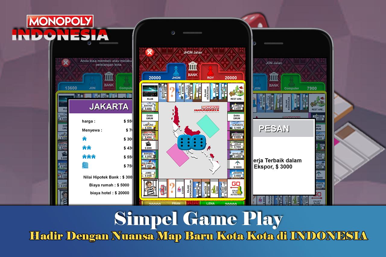Monopoli Indonesia Offline PRO 2018