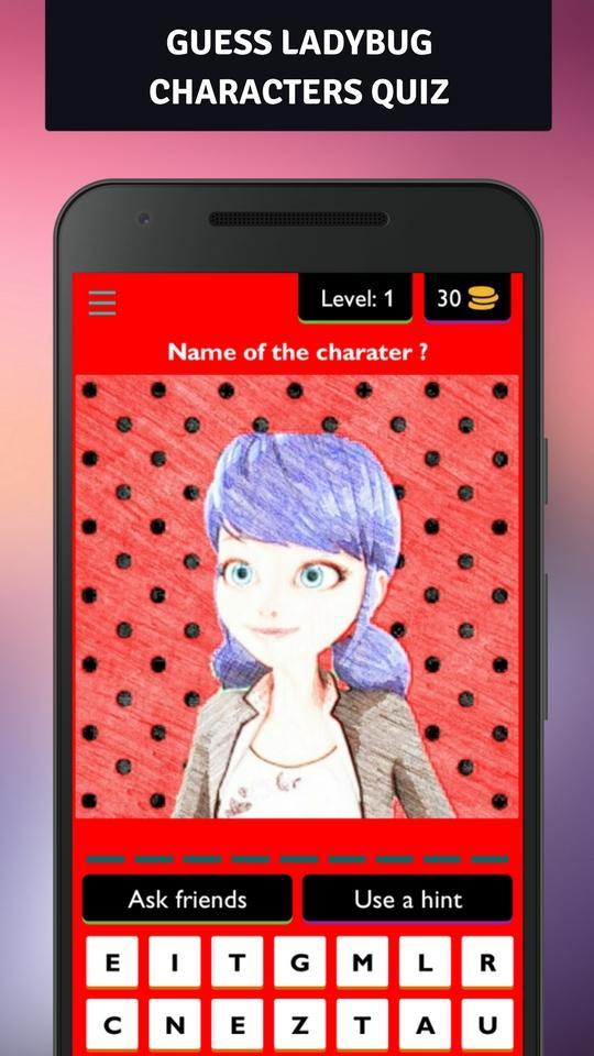 Guess the Lady Bug Characters Quiz