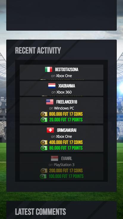 FUT 17 Generator