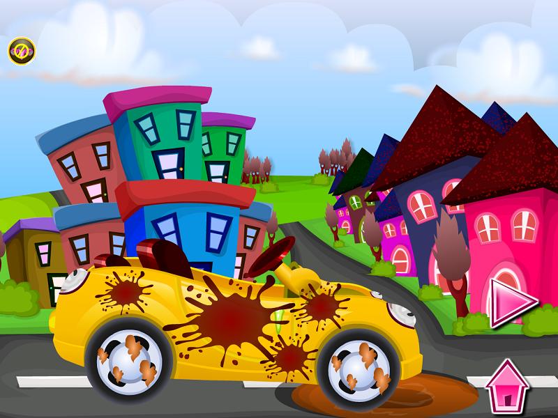 Car Cleaning Girls Games