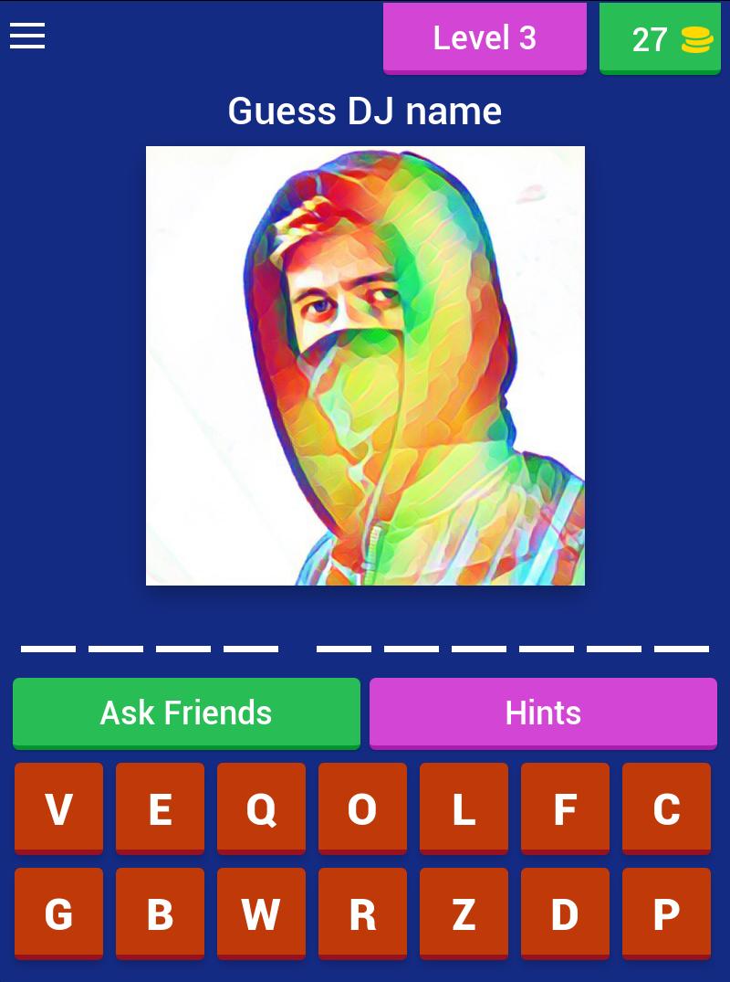 DJ trivia quiz