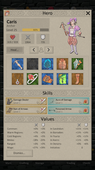 Heroes and Merchants RPG