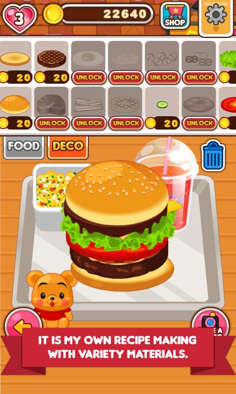 Chef Judy: Burger Maker - Cook