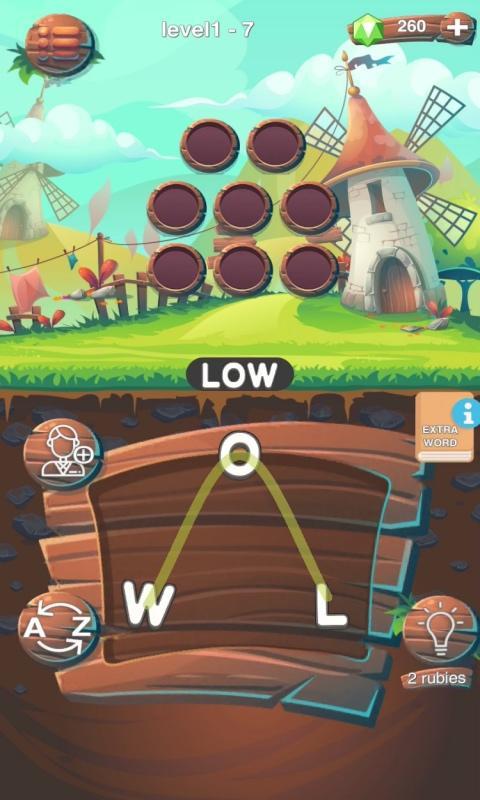 Word Game - Forest Link Connect Puzzle