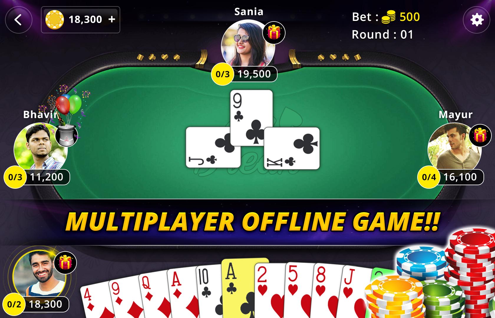 Callbreak Multiplayer (Offline)