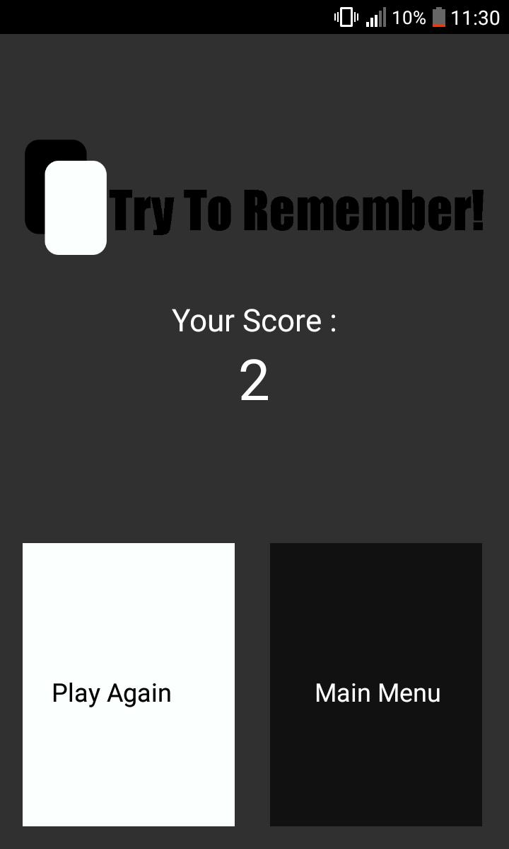 Try To Remember!