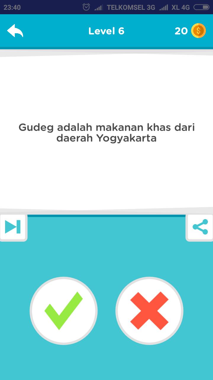 Game Benar Salah