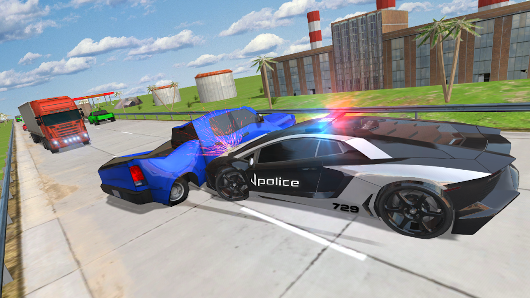Police Car Traffic