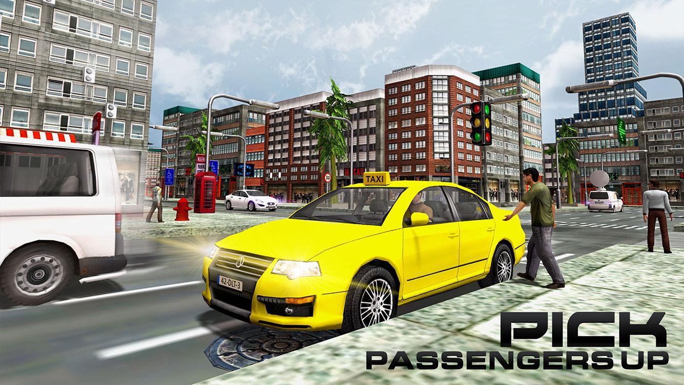 Crazy Taxi Driver Simulator-Taxi Game Sim