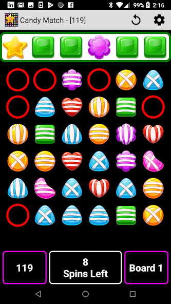 Candy Match Bingo