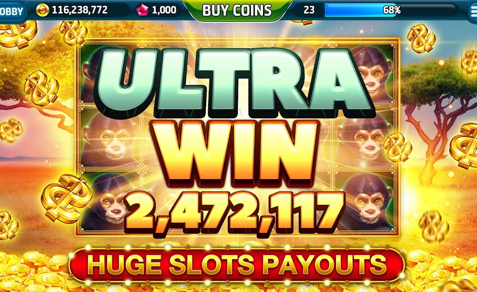 Ape Slots: Vegas Casino Deluxe
