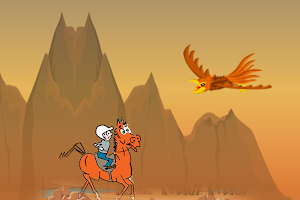 Spooky Jumpy Horse