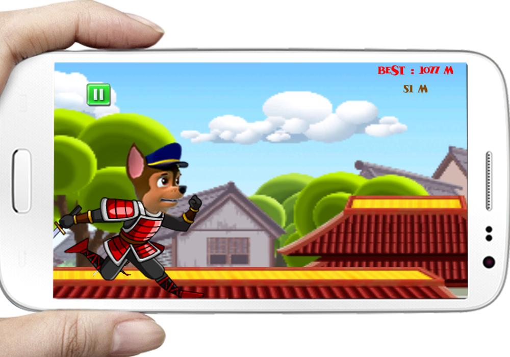Paw Run ninja Patrol samurai