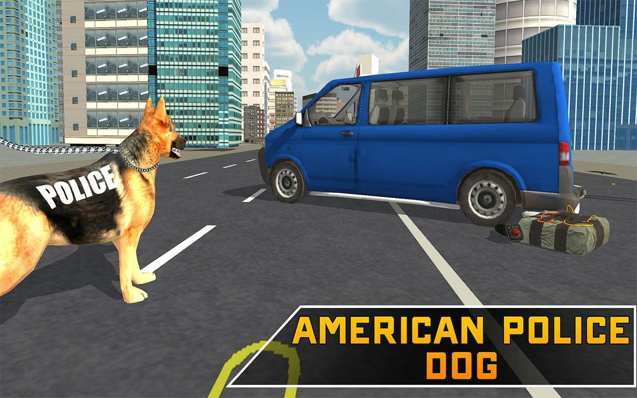 Police Dog Subway Crime City