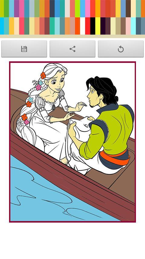 Coloring Rapunzel Princess
