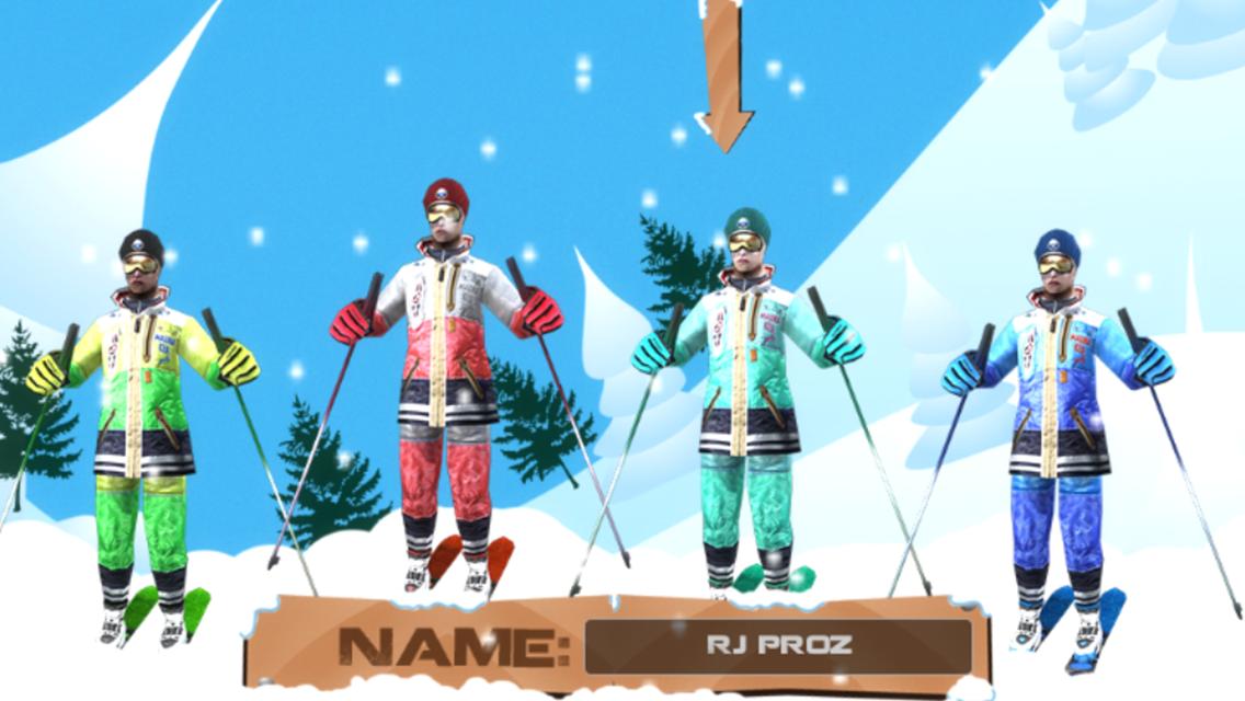 3D Ski Racing