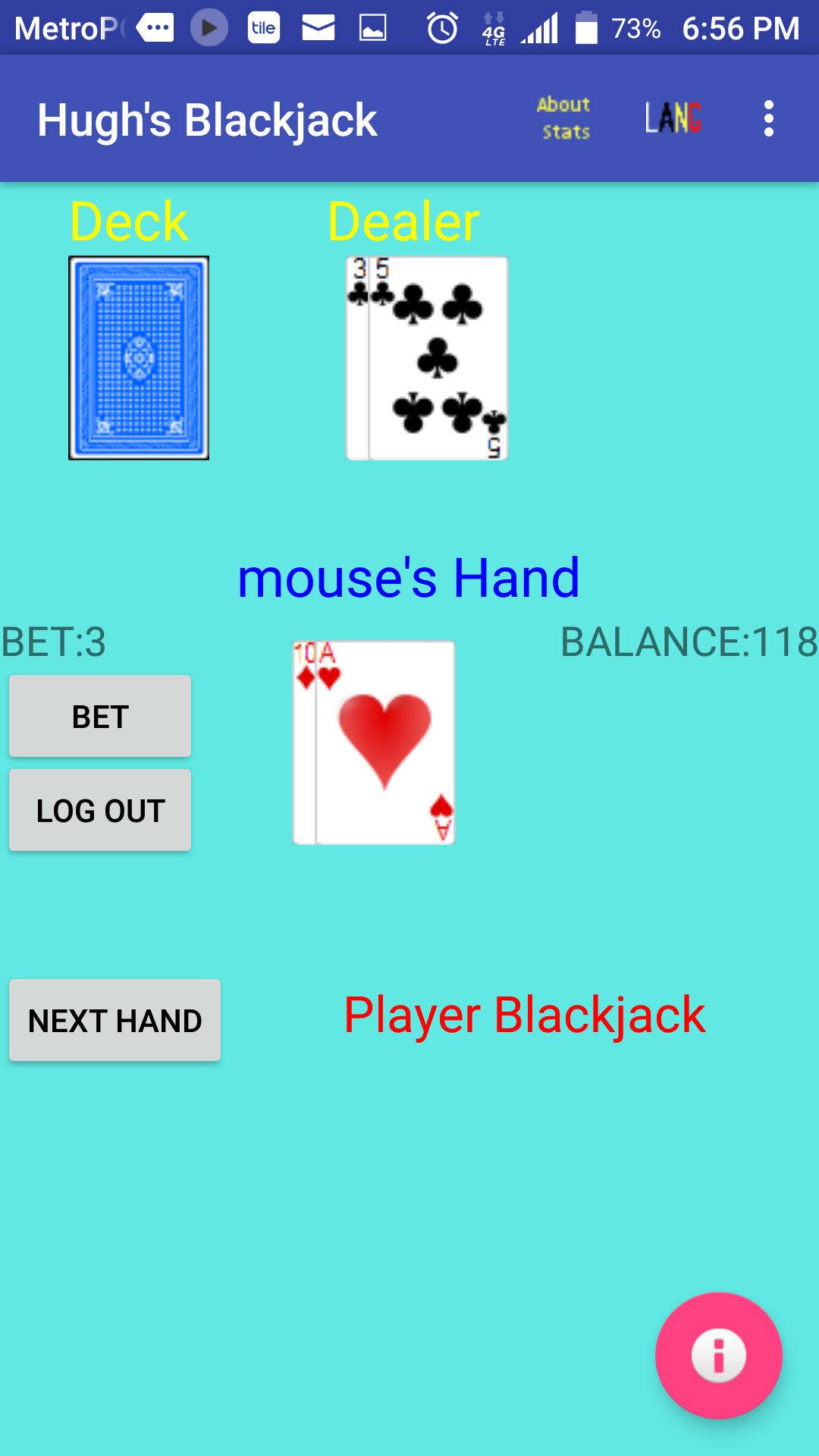 Hugh's Blackjack