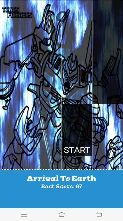 Transformers Piano Game