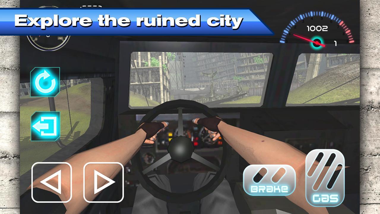 Devastated city SUV Sim