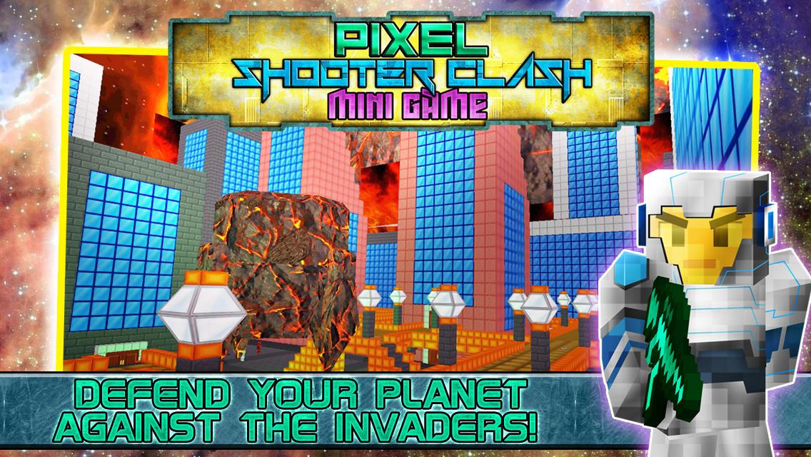 Pixel Shooter Clash Mini Game