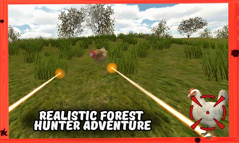 3D Chicken Hunter Simulator