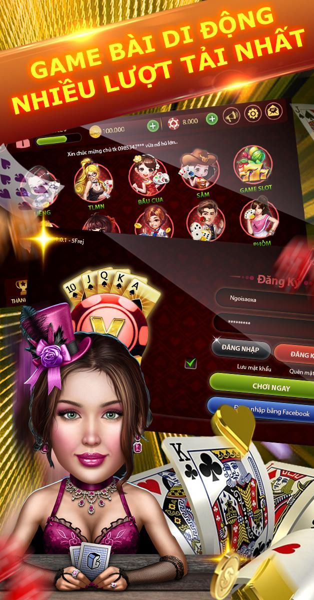 Danh bai online, Game danh bai doi thuong Vking