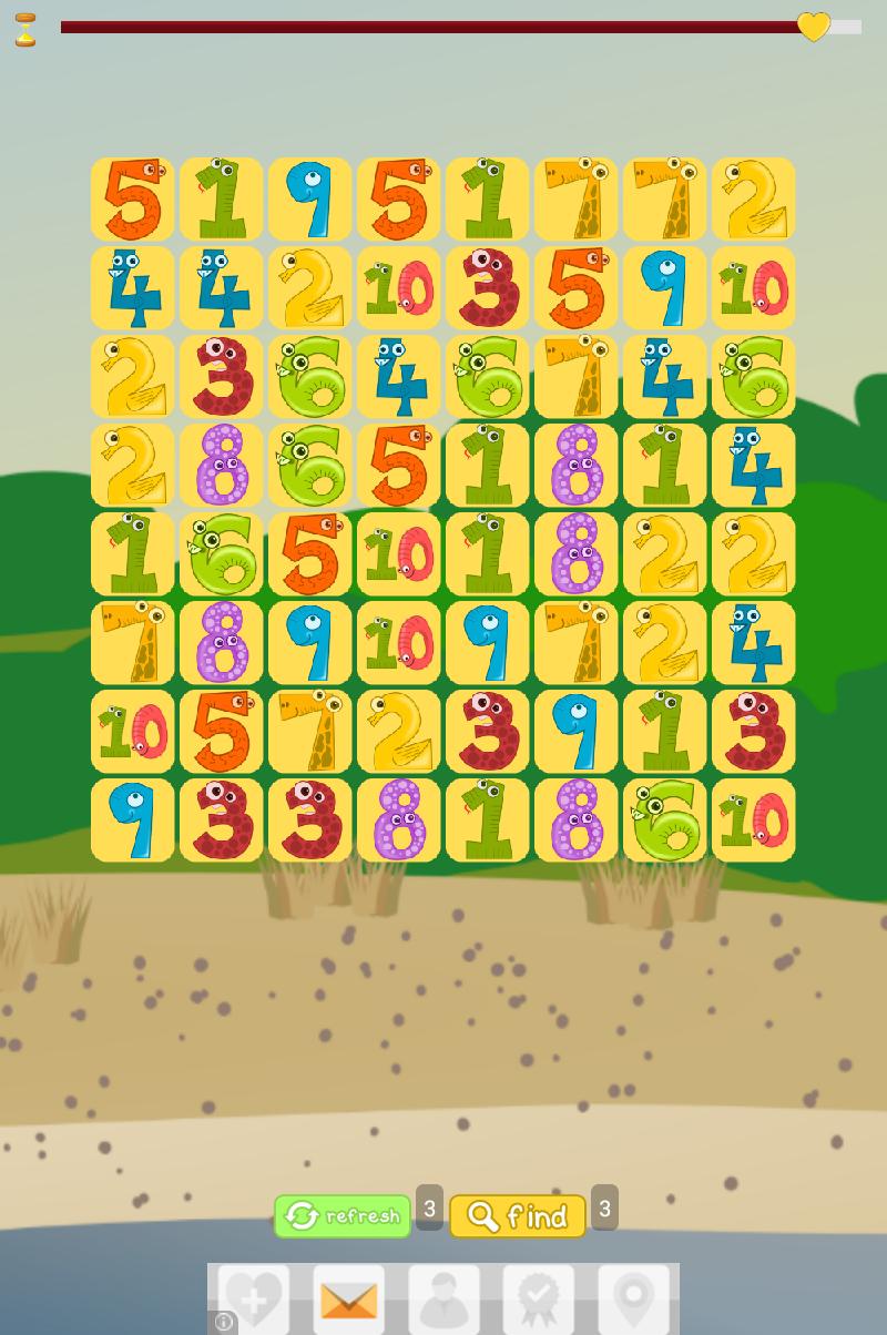 Animal Number Match Game