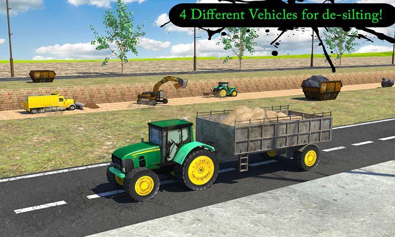 Sand Tractor: Canal De-silting