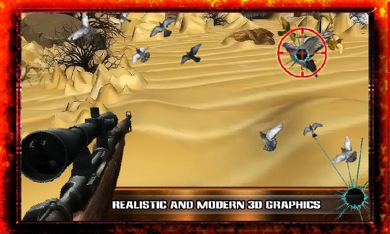 Desert Sniper Spy Pigeon Hunt