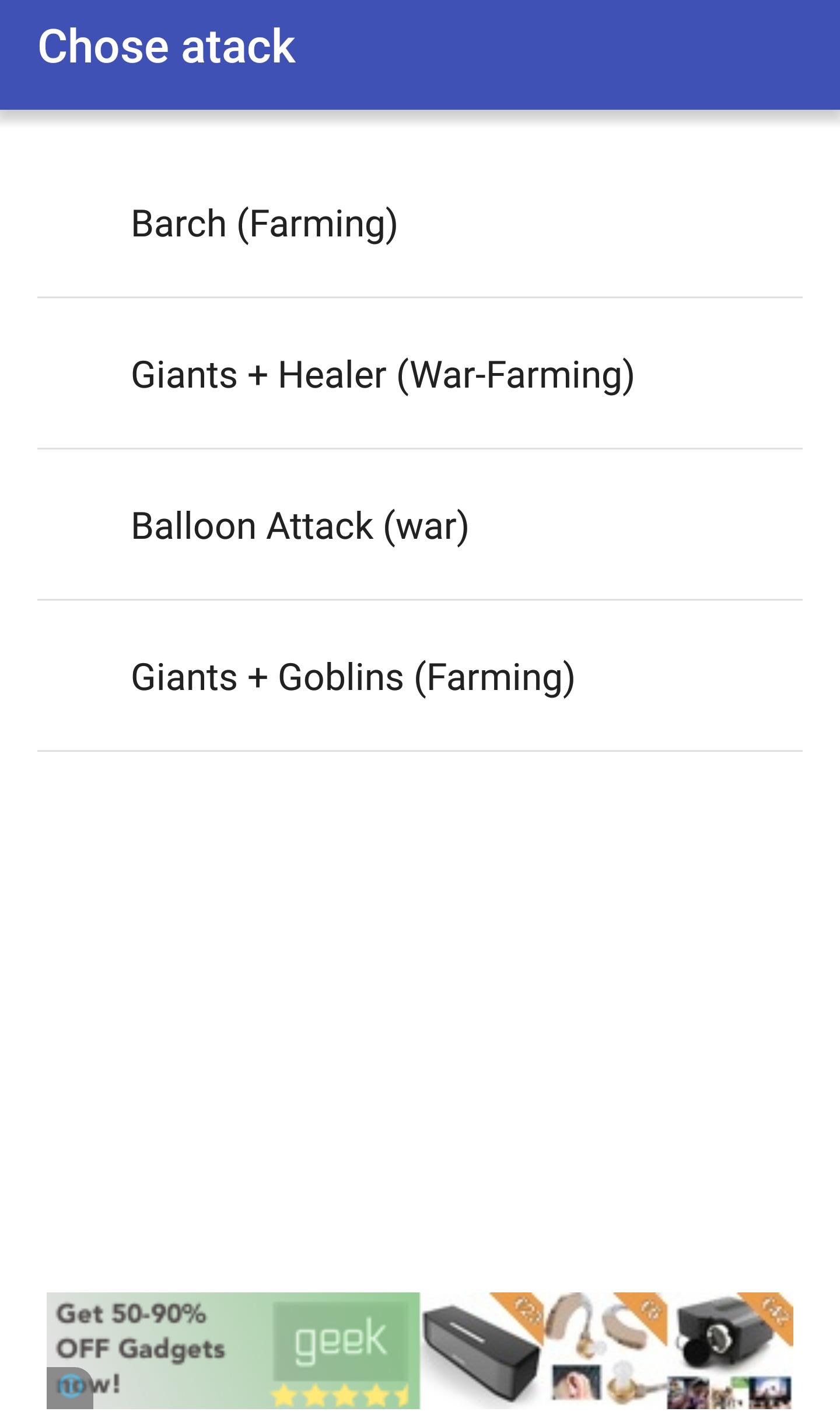 Clash of Clans Attack Trial