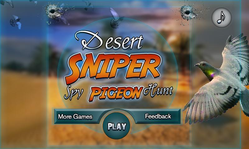 Desert Sniper Spy Pigeon Hunt