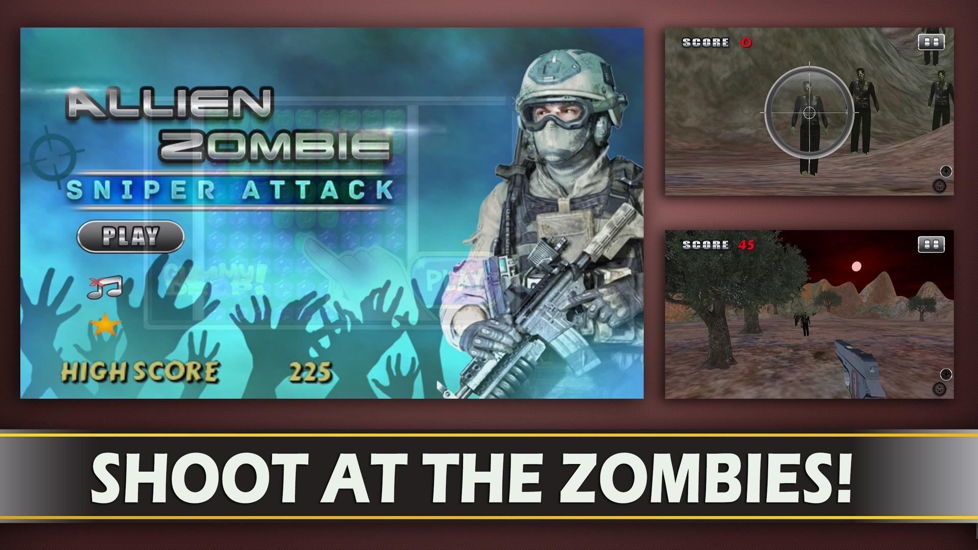Alien Zombie Sniper Attack