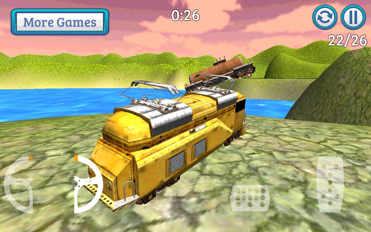 Stunt Racer - Train Tracks