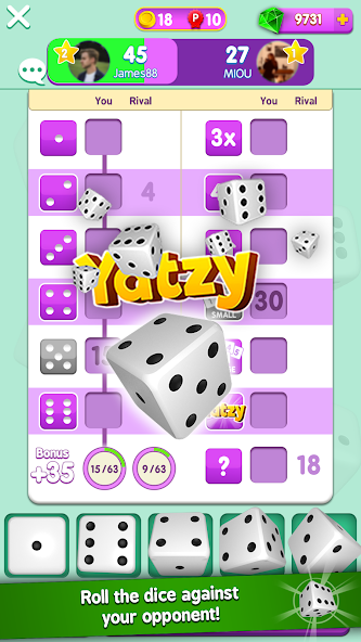 Yatzy Duels