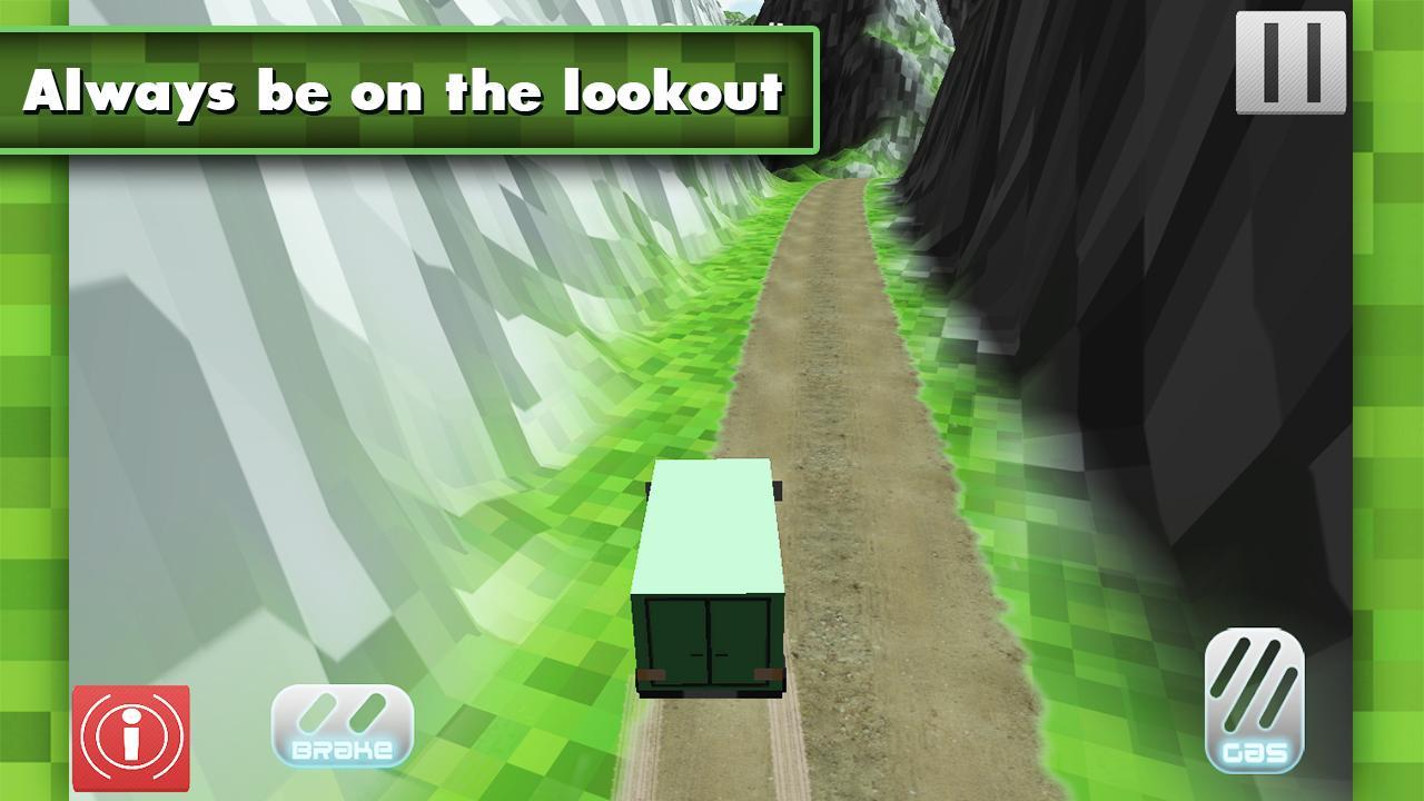 Hill Climb Blocky Truck PRO