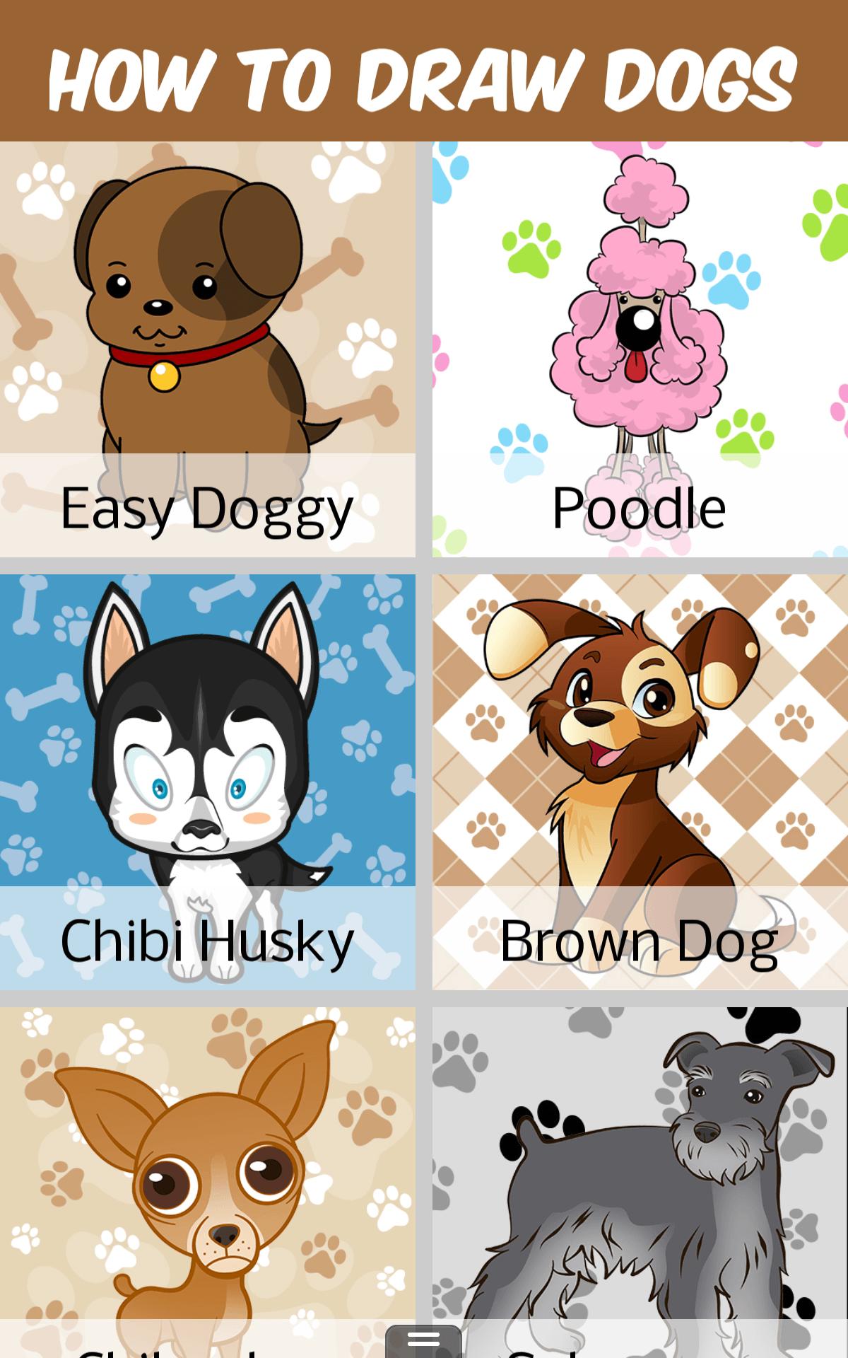 How to Draw Dogs and Puppy's