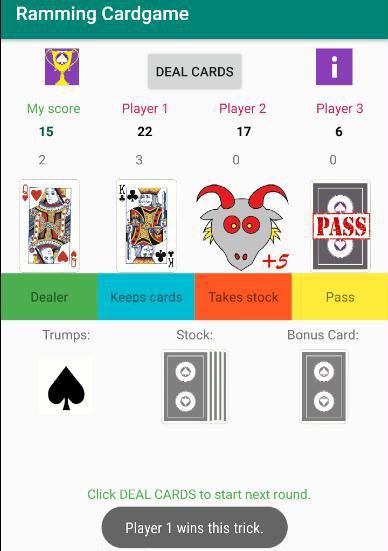 Ramming Cardgame