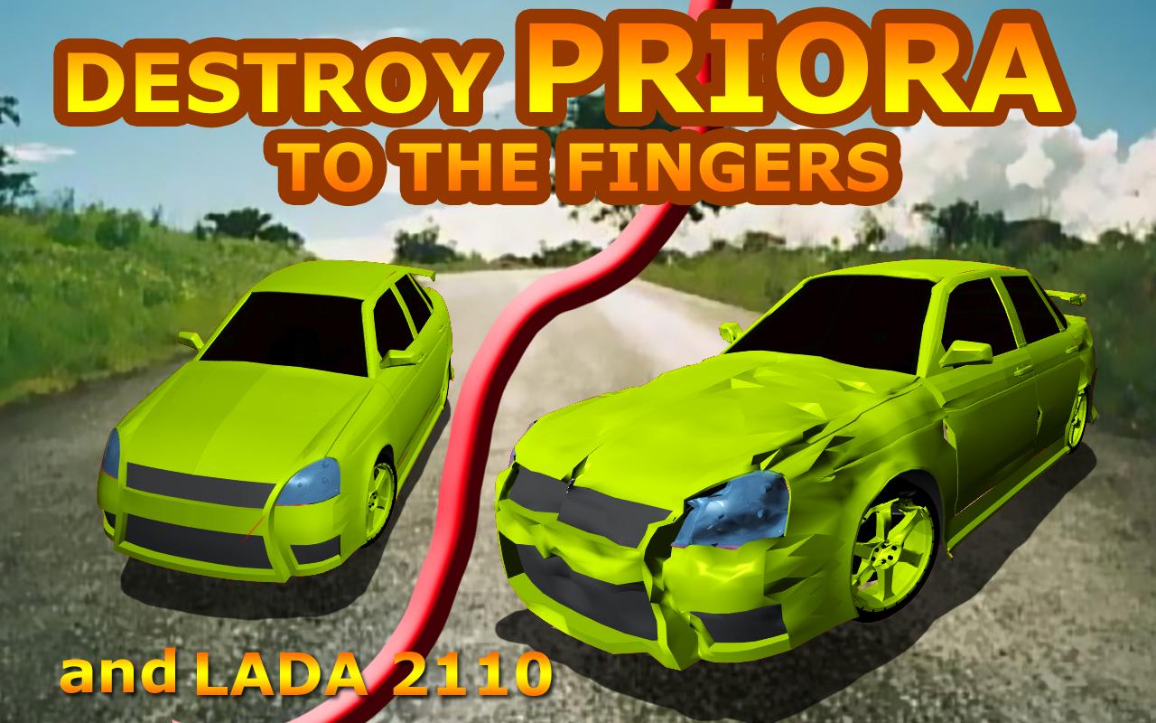 Car Crash VAZ Lada 2110 Priora