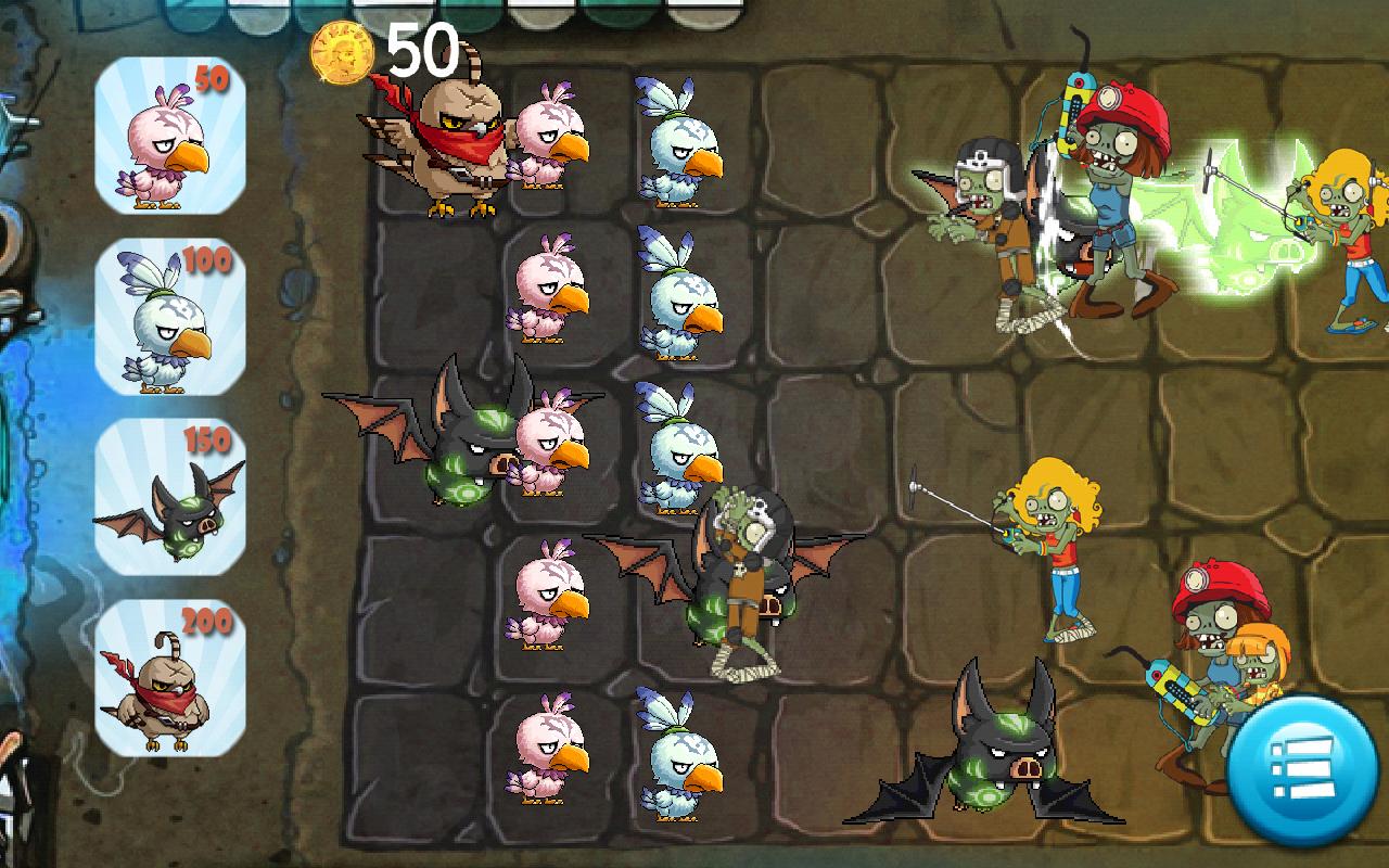 Birds vs Zombies kingdom